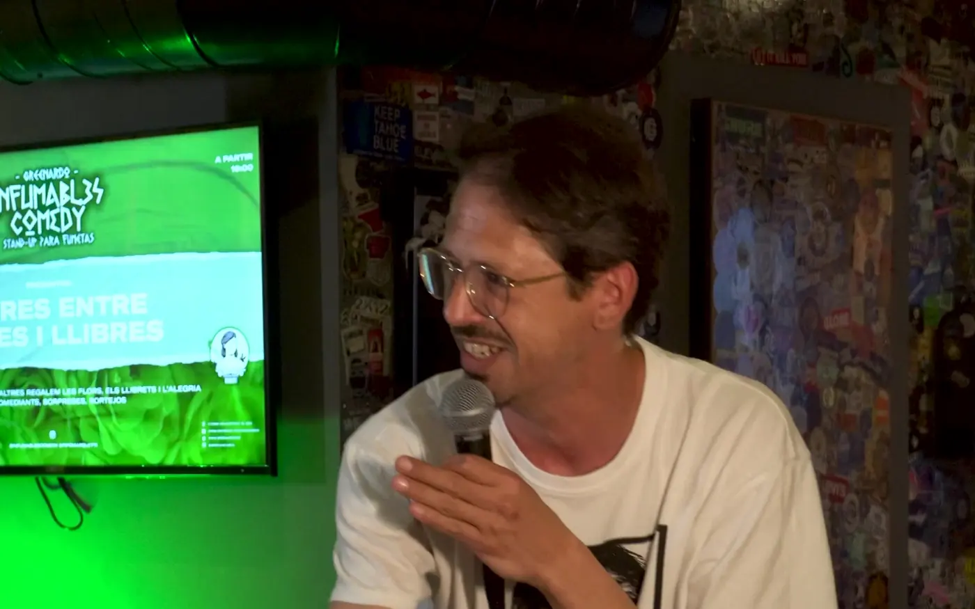 Pipo Marquetti en el escenario de Greenardó